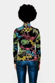 Pull-over imprime jacquard_versace